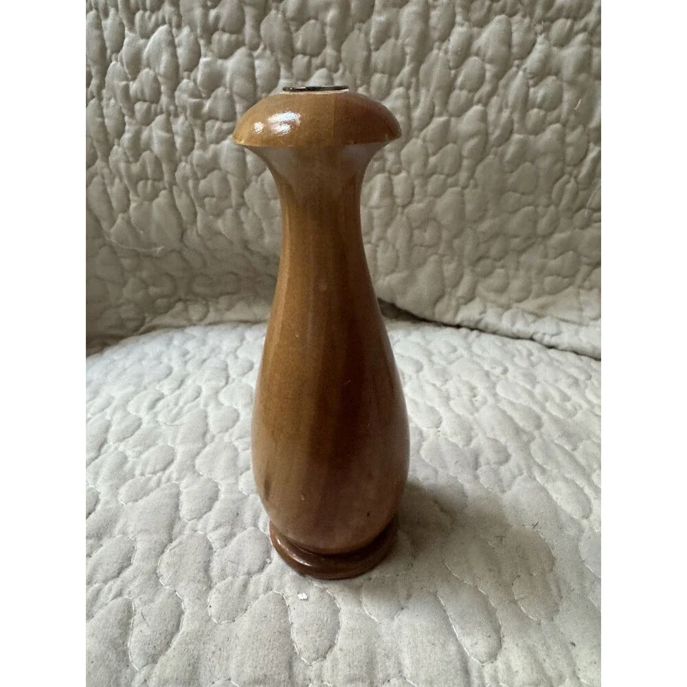Vintage Oregon Myrtlewood & Western Juniper Wood Decor Lot Vase Bowl Holder
